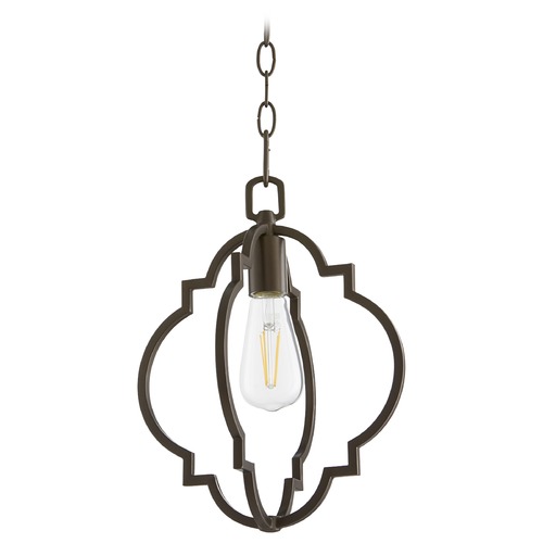 Quorum Lighting Dublin Oiled Bronze Pendant by Quorum Lighting 3842-86