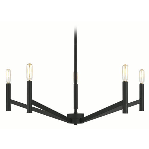 Visual Comfort Studio Collection Vector Midnight Black Chandelier