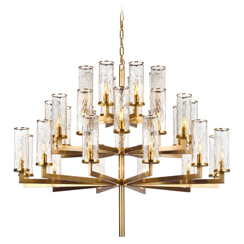 Visual Comfort Signature Collection Kelly Wearstler Liaison Chandelier in Antique Brass by Visual Comfort Signature KW5202ABCRG