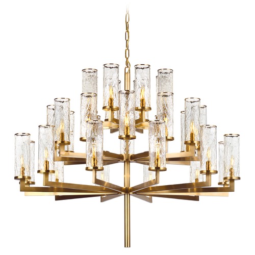 Kelly Wearstler Liaison Chandelier in Antique Brass by Visual Comfort Signature