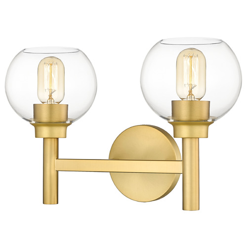 Sutton Brushed Gold Bathroom Light by Z-Lite