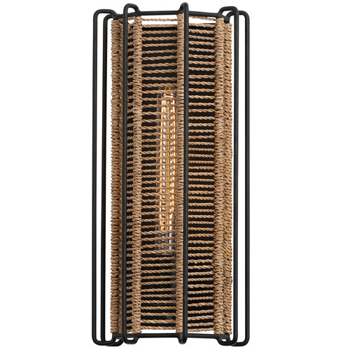 Troy Lighting Ramon Textured Black LED Sconce