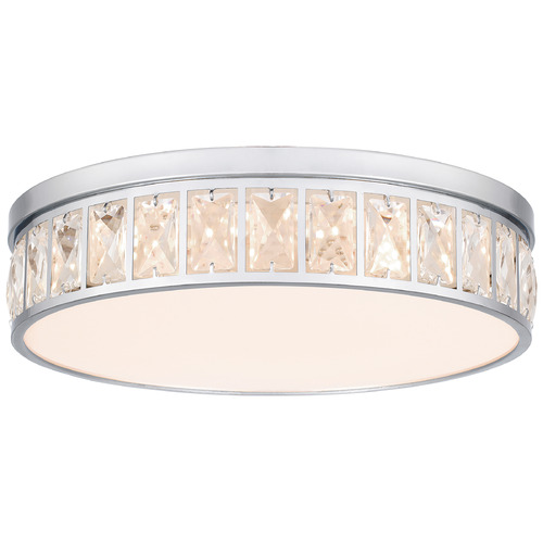 Quoizel Lighting Gibson Polished Chrome LED Flushmount Light