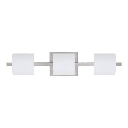 Besa Lighting Besa Lighting Paolo Satin Nickel LED Bathroom Light 3WS-787307-LED-SN