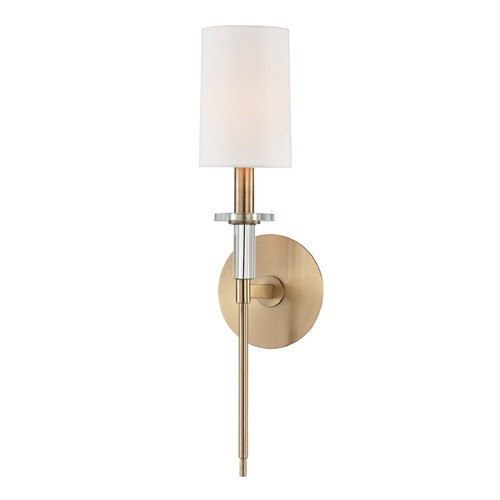 Hudson Valley Lighting Amherst Aged Brass Sconce by Hudson Valley Lighting 8511-AGB