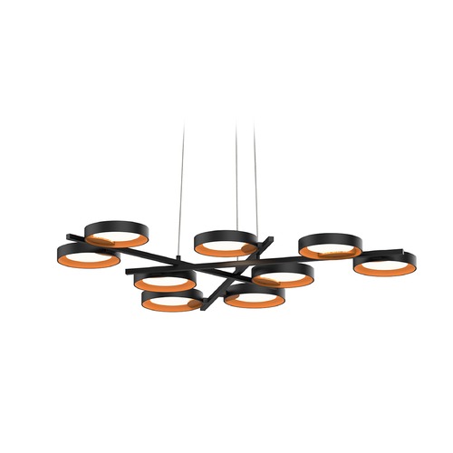 Sonneman Lighting Ring LED Pendant Black Light Guide by Sonneman Lighting 2656.25A