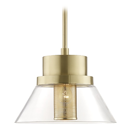 Hudson Valley Lighting Paoli Aged Brass Pendant by Hudson Valley Lighting 4032-AGB