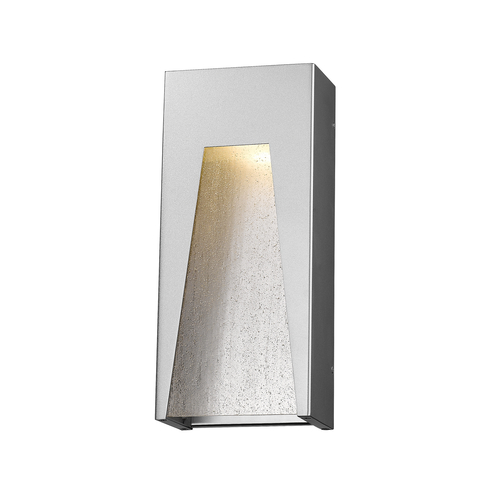 Z-Lite Millenial Silver LED Outdoor Wall Light by Z-Lite 561B-SL-SL-SDY-LED