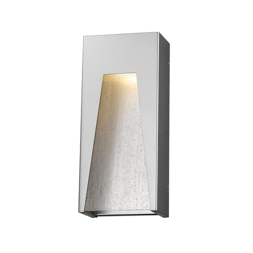 Millenial Silver LED Outdoor Wall Light by Z-Lite