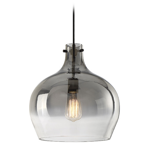 12.75-Inch Pendant in Oil Rubbed Bronze by Meridian