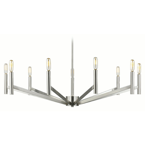 Visual Comfort Studio Collection Visual Comfort Studio Collection Vector Brushed Nickel Chandelier 3124309-962