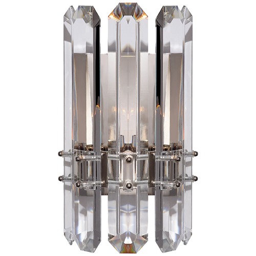 Aerin Bonnington Wall Sconce in Polished Nickel by Visual Comfort Signature