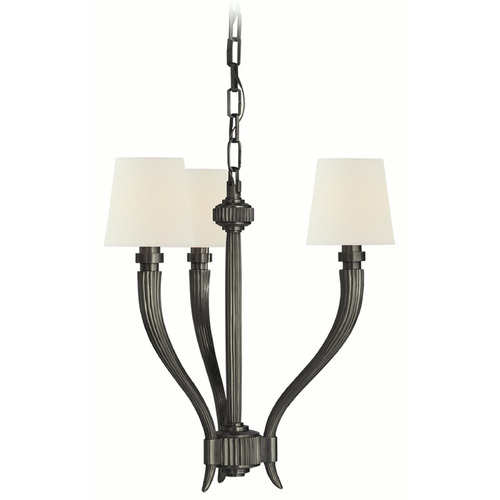 Visual Comfort Signature Collection Visual Comfort Signature Collection Chapman & Myers Ruhlmann Bronze Mini-Chandelier CHC2461BZ-L