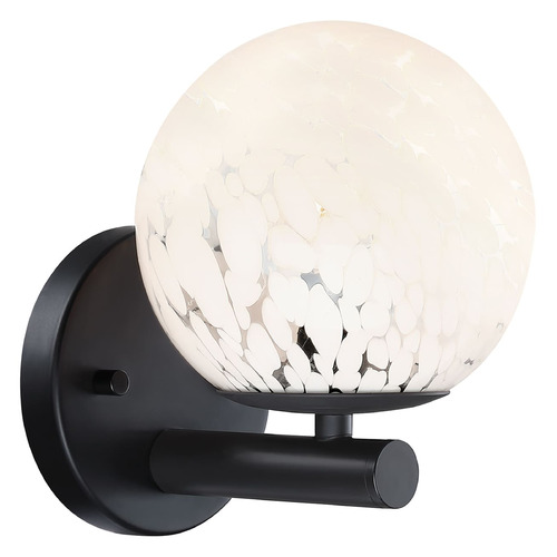 Designers Fountain Crown Heights Matte Black Sconce