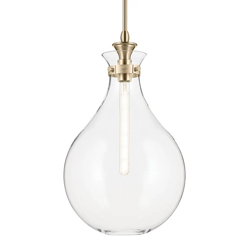 Kichler Lighting Laria 14-Inch Pendant in Champagne Bronze by Kichler Lighting 52777CPZCLR