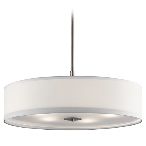 Kichler Lighting Transitional 30-Inch Pendant in Brushed Nickel by Kichler Lighting 42196NI