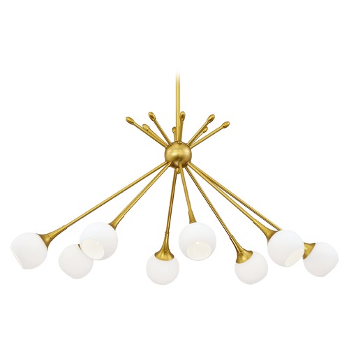 Pontil Honey Gold Pendant by George Kovacs