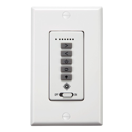 Visual Comfort Fan Collection Six-Speed Wall Control in White by Visual Comfort & Co Fan Collection ESSWC-7-WH