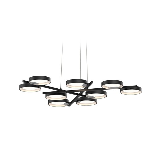 Sonneman Lighting Ring LED Pendant Black Light Guide by Sonneman Lighting 2656.25W