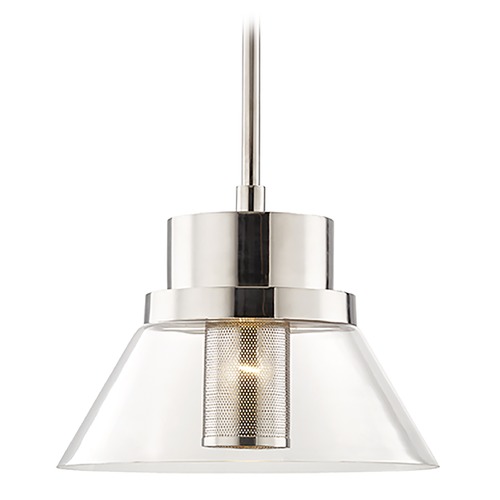 Paoli Polished Nickel Pendant by Hudson Valley Lighting