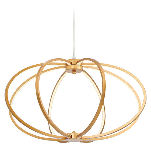 Eurofase Lighting Leggero 23-Inch LED Pendant in Gold by Eurofase Lighting 30035-010