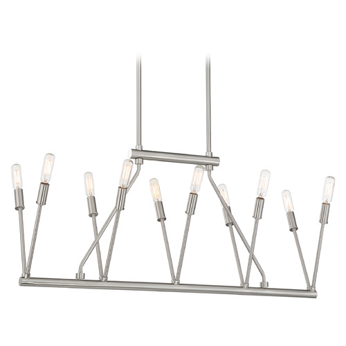 George Kovacs Lighting George Kovacs Royalty Brushed Nickel Island Light P1689-084