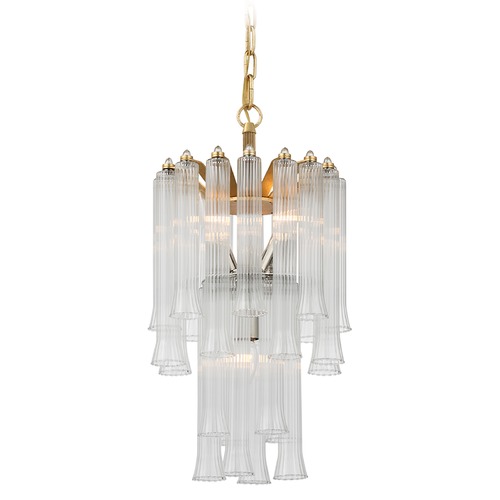 Visual Comfort Signature Collection Julie Neill Lorelei Petite Chandelier in Gild by Visual Comfort Signature JN5250GCG