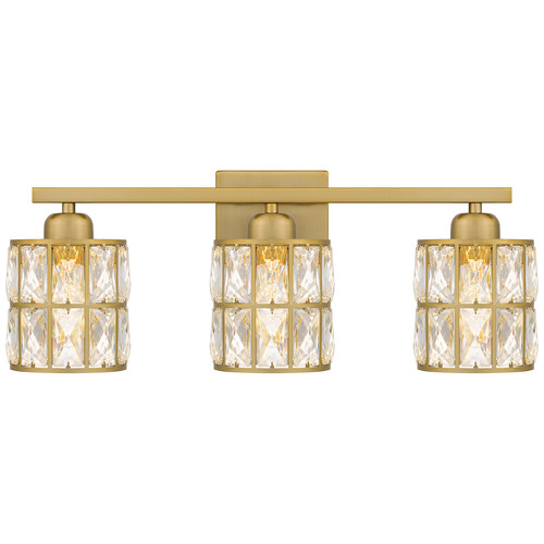 Quoizel Lighting Gibson Aged Brass Bathroom Light