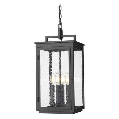 Z-Lite Hartwell Sand Black Outdoor Hanging Light