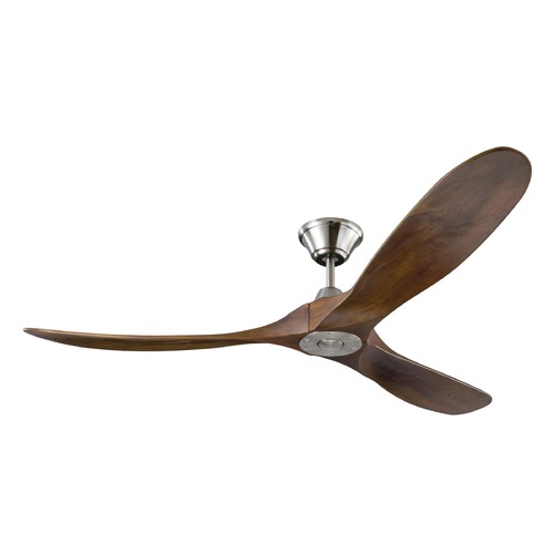 Maverick 60-Inch Fan in Brushed Steel by Visual Comfort & Co Fan Collection