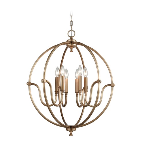 Elk Lighting Elk Lighting Stanton Matte Gold Chandelier 12843/6