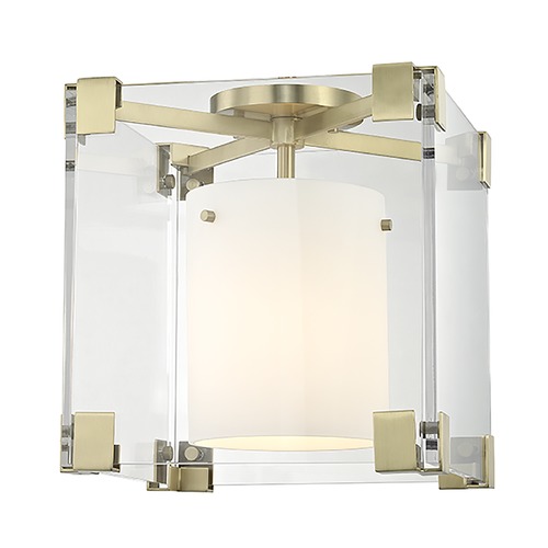 Hudson Valley Lighting Achilles Aged Brass Flush Mount by Hudson Valley Lighting 4100-AGB