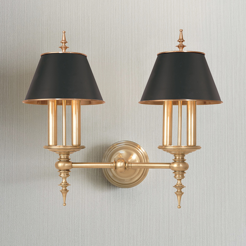 Hudson Valley Lighting Cheshire Aged Brass Sconce by Hudson Valley Lighting 9502-AGB