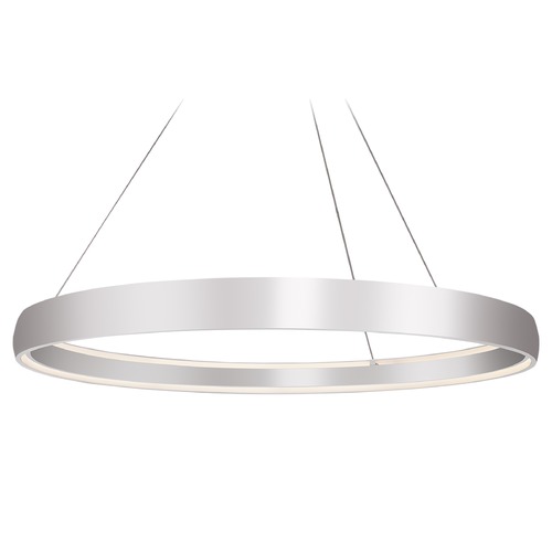 Modern Brushed Silver LED Pendant 3000K 16000LM by Kuzco Lighting