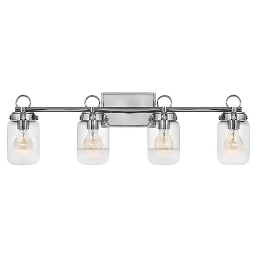 Hinkley Penley 4-Light Vanity Light in Polished Nickel by Hinkley Lighting 5064PN