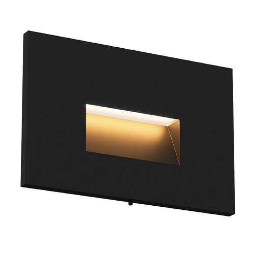 Visual Comfort Modern Collection Sean Lavin Ikon 12V LED Recessed Outdoor Step Light in Black by Visual Comfort Modern 700OSIKN92730B12