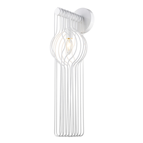 Z-Lite Contour White Sconce by Z-Lite 801-1SL-WH