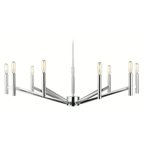 Visual Comfort Studio Collection Vector Chrome Chandelier