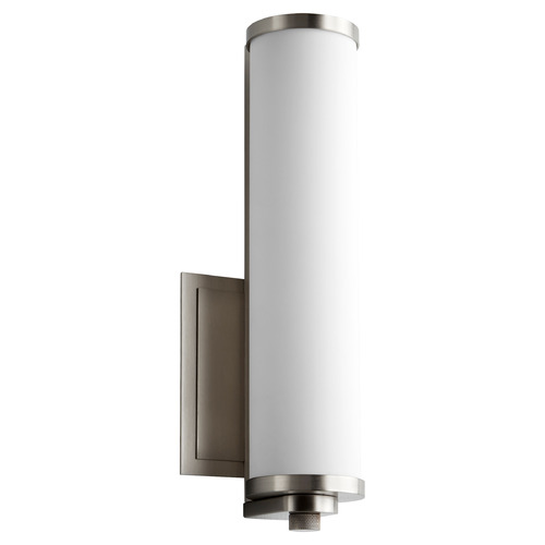 Tempus 13-Inch LED Wall Sconce in Satin Nickel by Oxygen Lighting