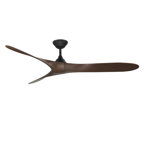 WAC Lighting Malibu 70-Inch Outdoor Fan in Matte Black & Walnut by WAC Lighting F-089-MB&DW