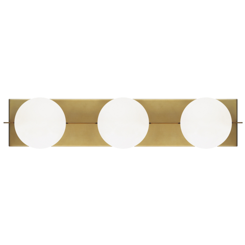 Visual Comfort Modern Collection Visual Comfort Modern Collection Sean Lavin Orbel Natural Brass LED Bathroom Light 700BCOBL3NB-LED930