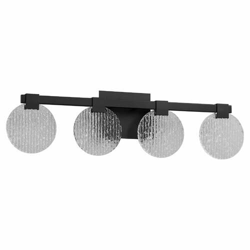 Axiom 3CCT 30-Inch LED Bath Light in Black by Oxygen Lighting