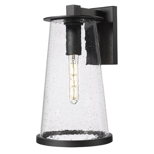 Z-Lite Bar Harbor Sand Black Outdoor Wall Light
