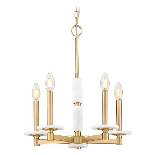 Z-Lite Z-Lite Kaden Modern Gold Mini-Chandelier 3045-5MGLD