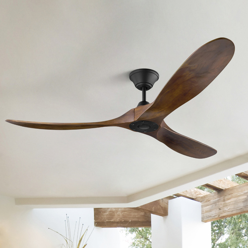 Maverick 60-Inch Fan in Black by Visual Comfort & Co Fan Collection