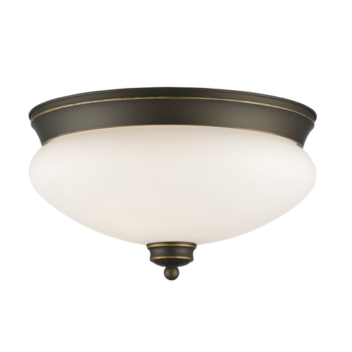 Z-Lite Amon Olde Bronze Flush Mount by Z-Lite 721F2-OB