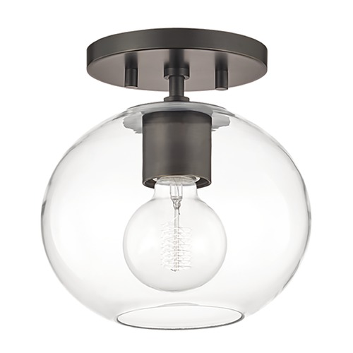 Mitzi by Hudson Valley Margot Old Bronze Semi-Flush Mount by Mitzi by Hudson Valley H270601-OB