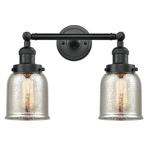 Innovations Lighting Innovations Lighting Small Bell Matte Black Bathroom Light 208-BK-G58