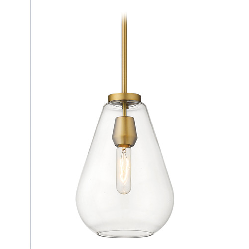 Z-Lite Ayra Olde Brass Mini Pendant by Z-Lite 488P8-OBR