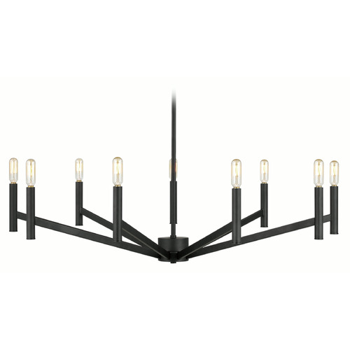 Visual Comfort Studio Collection Vector Midnight Black Chandelier